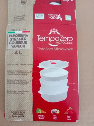 Vaporera Microondas Plástico