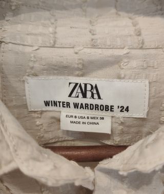 Camisa Zara Hombre Talla S