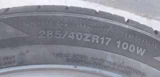 Neumáticos 285/40 R17 100W