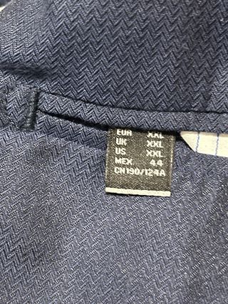 Americana Cortefiel Azul Talla XXL