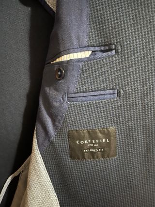 Americana Cortefiel Azul Talla XXL