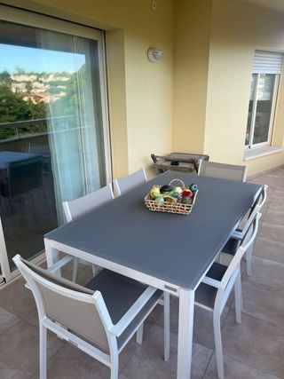 Mesa y 6 Sillas Terraza