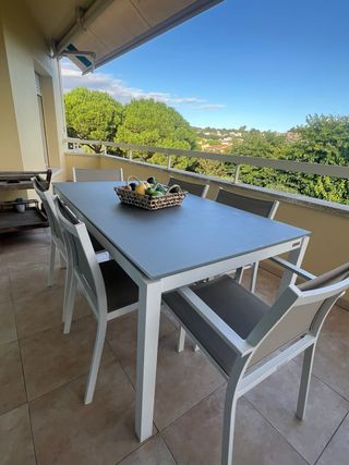 Mesa y 6 Sillas Terraza