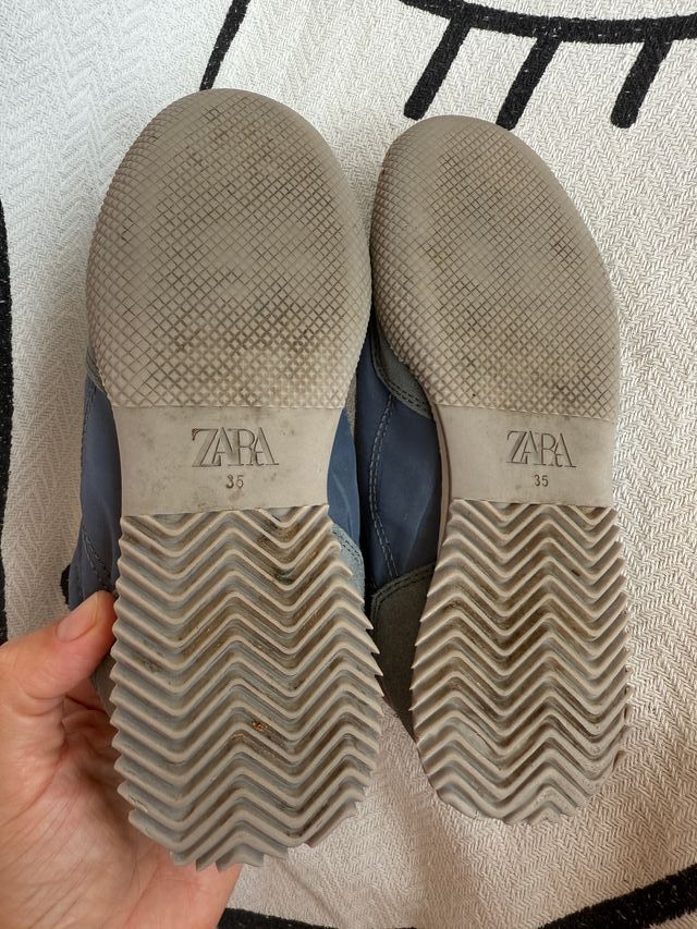 Zapatillas para niño Zara kids, talla 35, muy cómo
