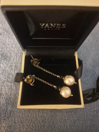 Pendientes Yanes Perlas Plata