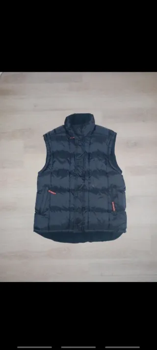 Chaleco acolchado negro talla XL hombre