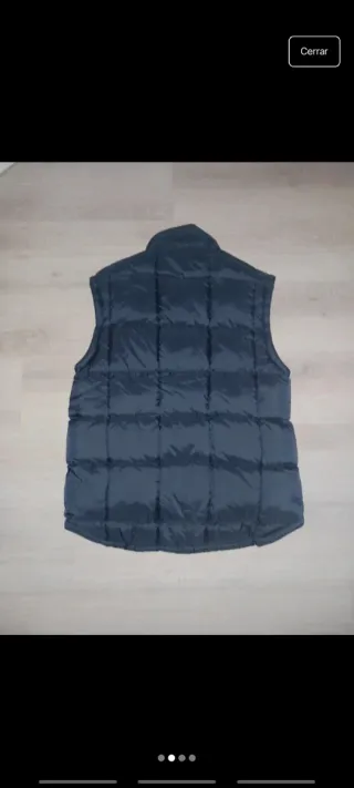 Chaleco acolchado negro talla XL hombre