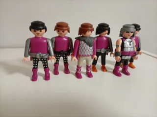 Lote 6 Figuras Playmobil Medievales