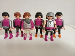 Lote 6 Figuras Playmobil Medievales