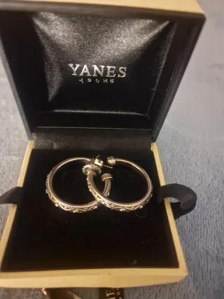 Pendientes Yanes Malpica Aro Plata