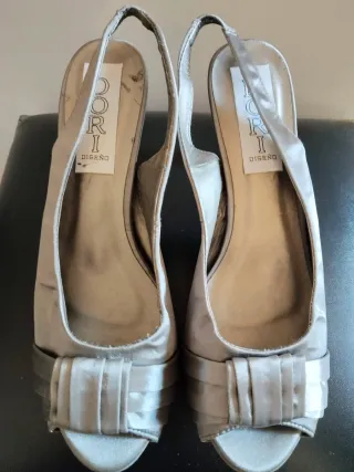 Sandalias Dori Fiesta Gris Plata