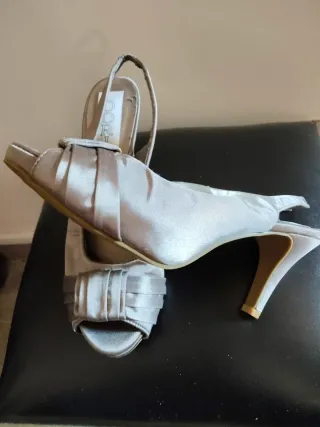 Sandalias Dori Fiesta Gris Plata