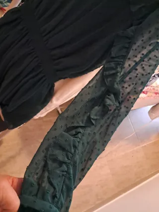 Vestido elegante niña verde. Talla 16 adolescente.