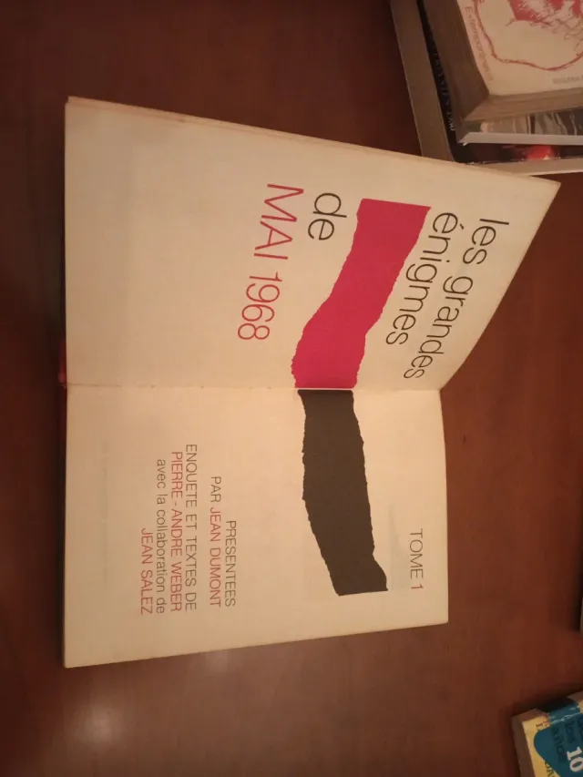 Libro Les Grandes Enigmes de Mai 1968