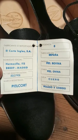 Zapatos de vestir negros El Corte Inglés