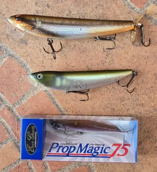 Lote 3 señuelos pesca superficie