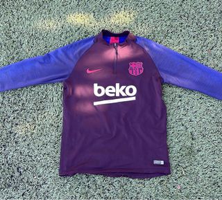 Sudadera FC Barcelona Nike Media Cremallera