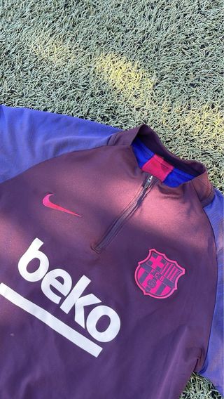 Sudadera FC Barcelona Nike Media Cremallera