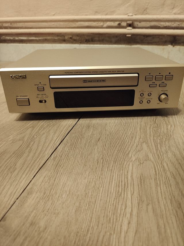 Lettore di cassette Denon DRR-F100 argento