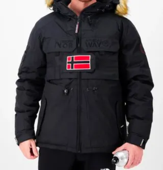 Geographical Norway Abrigo Negro XXL