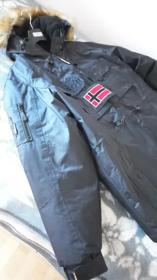 Geographical Norway Abrigo Negro XXL