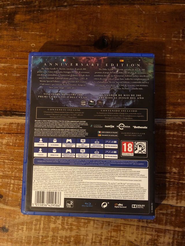 The Elder Scrolls V Skyrim Anniversary Edition PS4