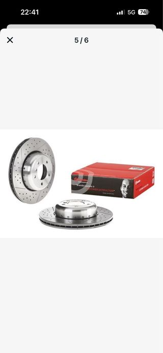 Discos delanteros y traseros BREMBO Prime