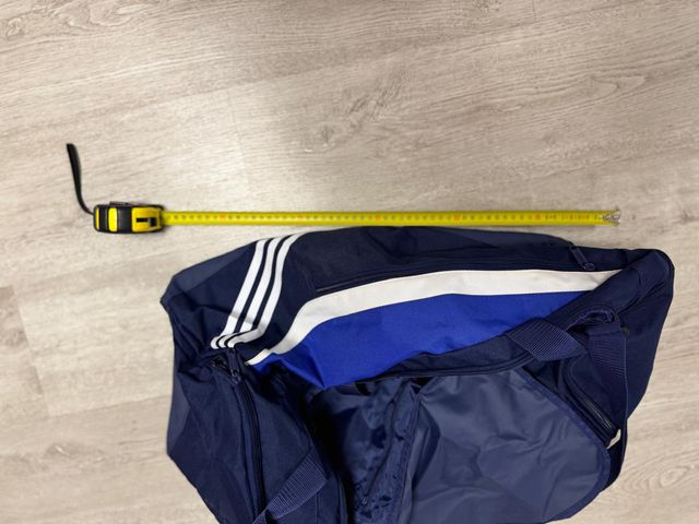 Bolsa de Deporte Adidas Azul y Blanca