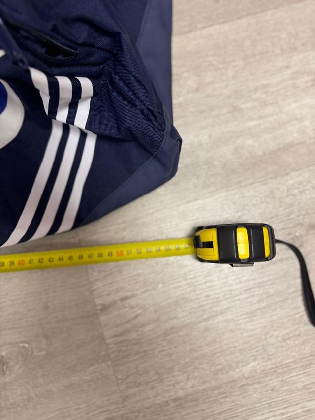 Bolsa de Deporte Adidas Azul y Blanca