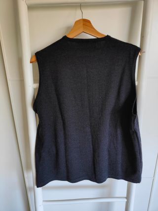 Chaleco Leon Hombre Gris 56