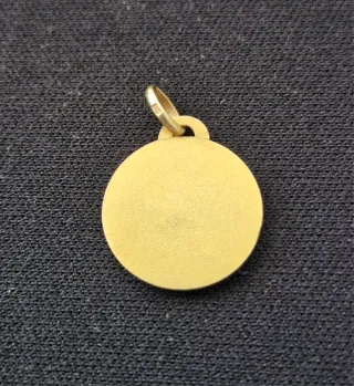 Medalla vintage ángel FIX chapado en oro