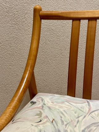 Set 4 sedie vintage anni '60 in teak