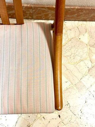 Set 4 sedie vintage anni '60 in teak