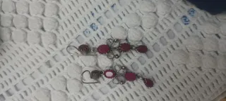 Conjunto Plata y Rubíes Naturales