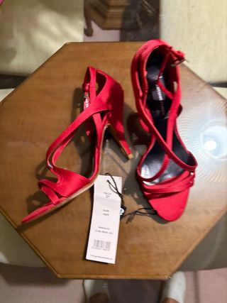 Zapatos Antonio Pernas Rojos Talla 37