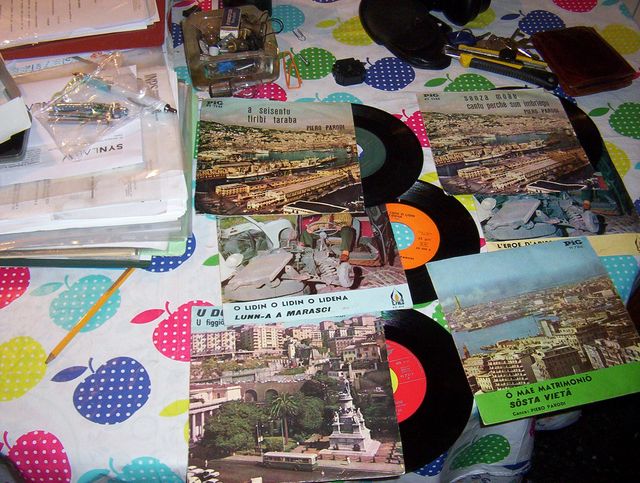 6 Dischi Vinile Piero Parodi Genovese Folk