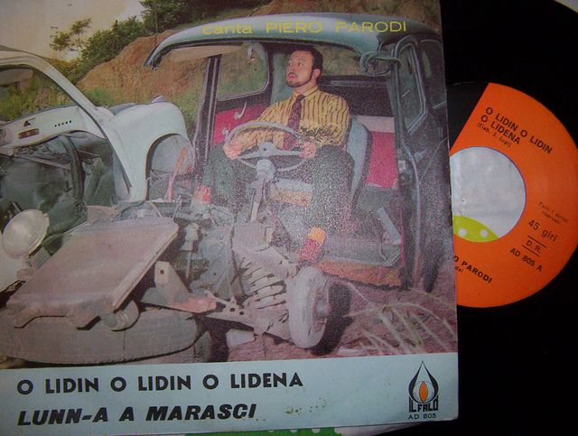 6 Dischi Vinile Piero Parodi Genovese Folk