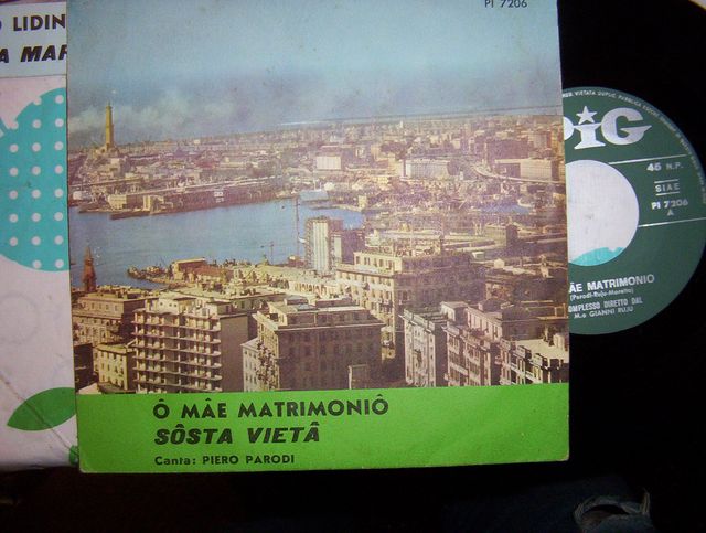 6 Dischi Vinile Piero Parodi Genovese Folk