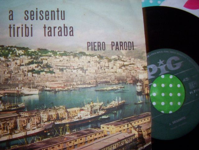 6 Dischi Vinile Piero Parodi Genovese Folk