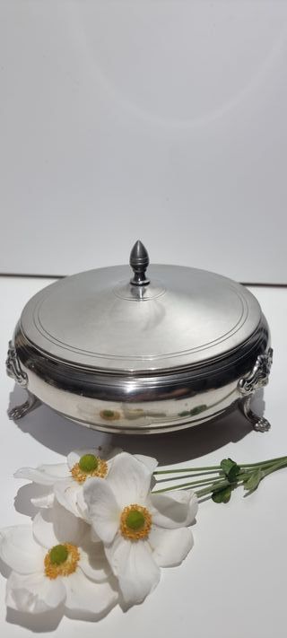 Bombonera Metawa Holland Plateada Vintage