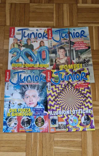 4 numeri di Focus junior