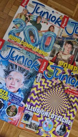 4 numeri di Focus junior