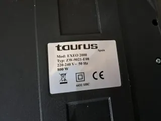 Aspirador Taurus Exeo 2000. 800W.