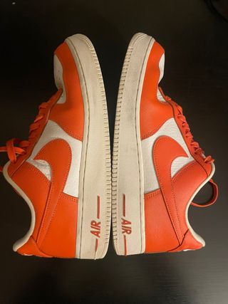 Nike Air Force 1 Naranja y Blanco