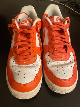 Nike Air Force 1 Naranja y Blanco
