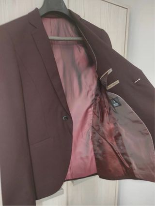 Traje Granate Hombre 