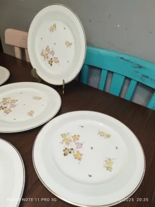 LIMOGES PLATOS LLANOS VINTAGE