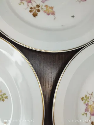 LIMOGES PLATOS LLANOS VINTAGE