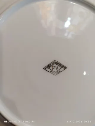 LIMOGES PLATOS LLANOS VINTAGE