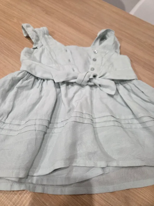Vestido verde bebé